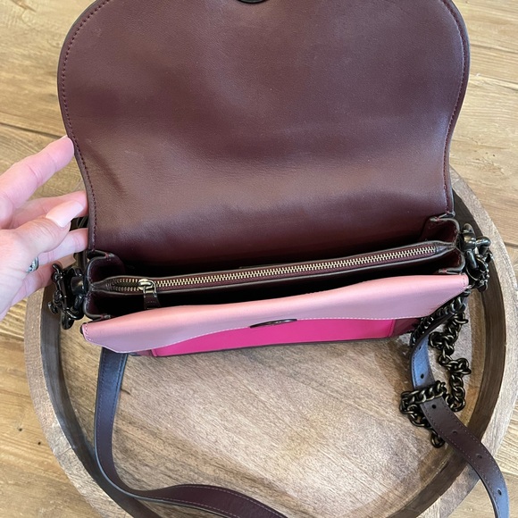 Coach Leather Crossbody Purse - Picture 6 of 8